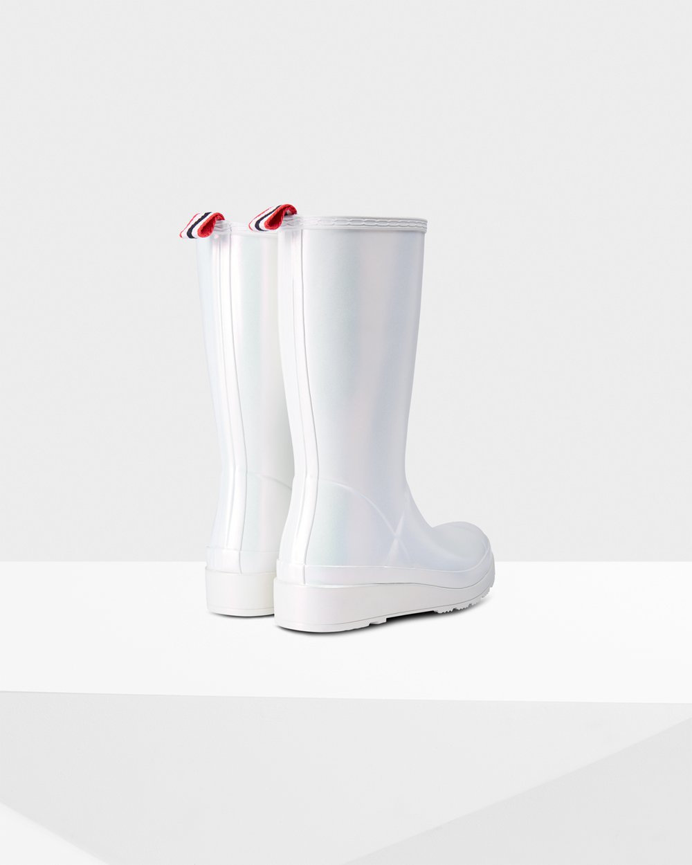 Bottes Play Hunter Original Tall Nebula Rain Femme Argent TUJZODB-05